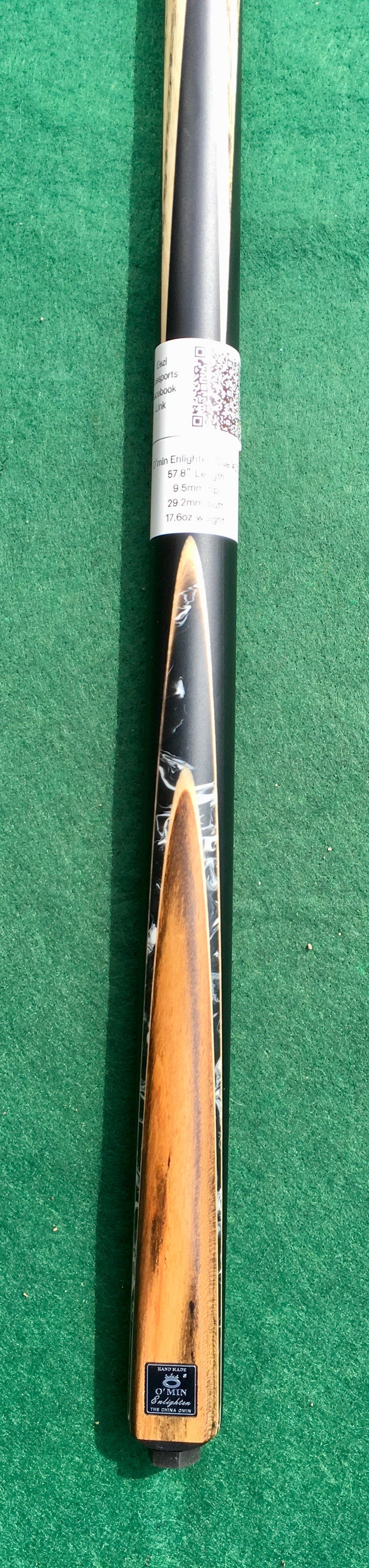 1 Piece ASH Handmade Snooker Cue O’Min Enlighten #22