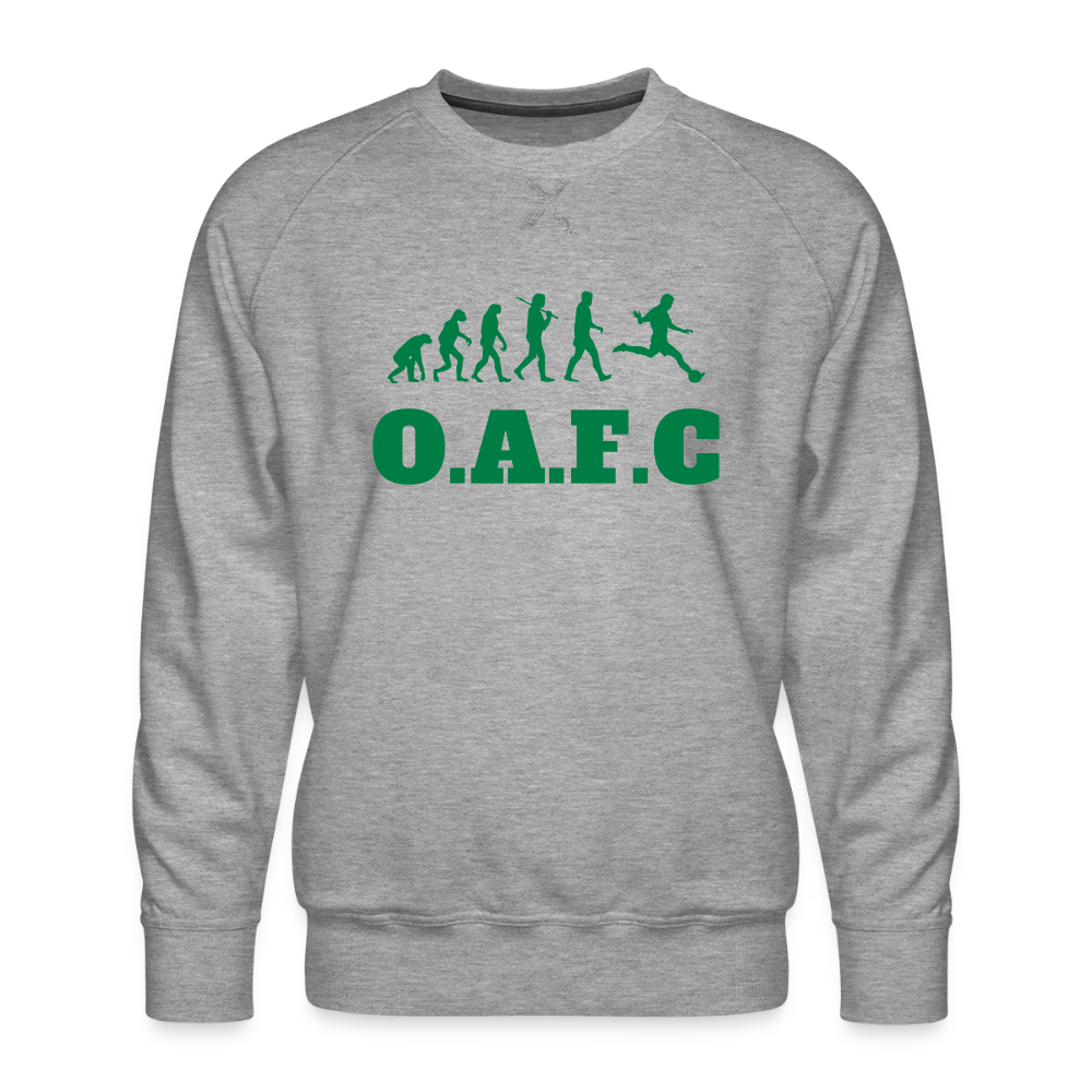 Men’s Premium Sweatshirt Evolution OAFC - heather grey