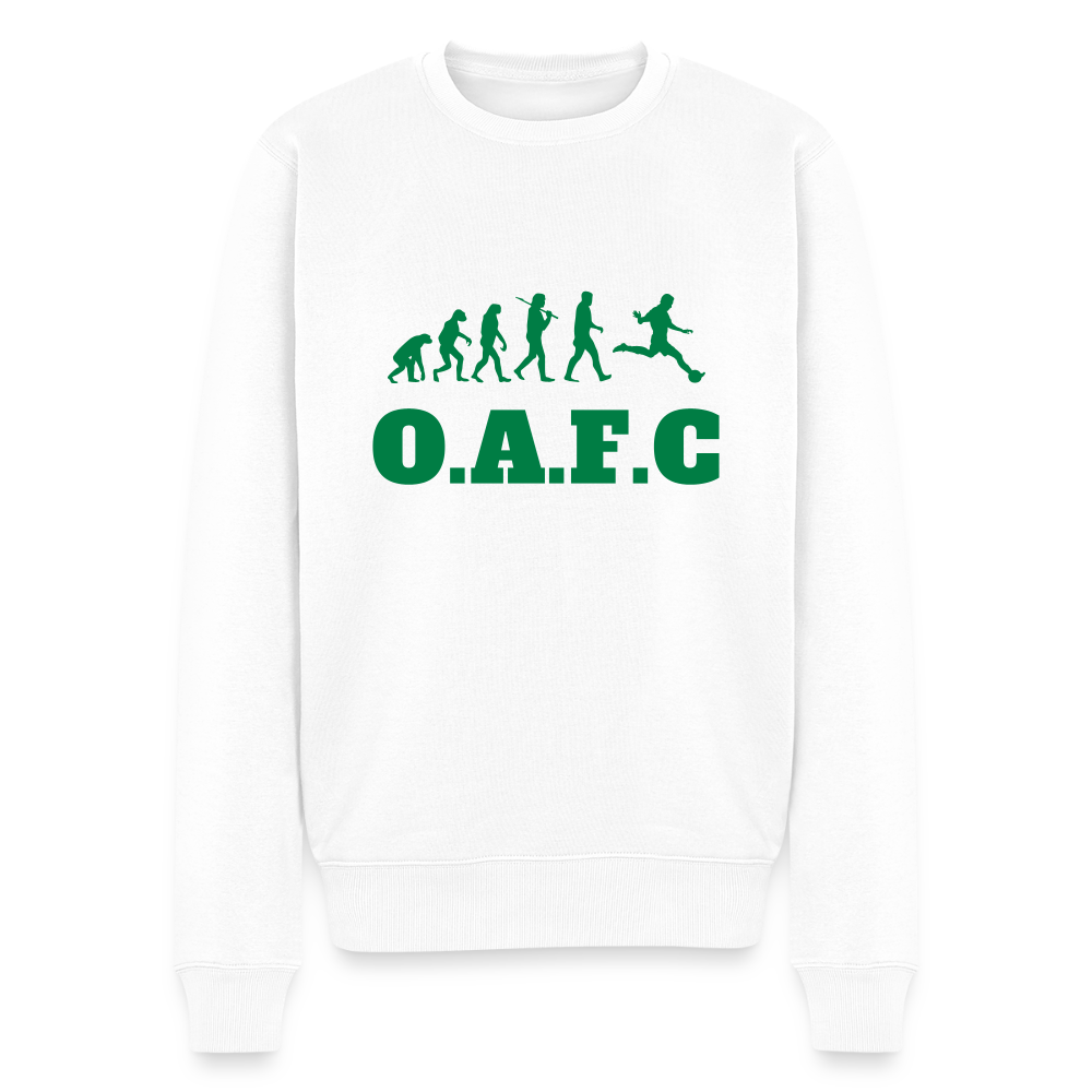 Men’s Premium Sweatshirt Evolution OAFC - white