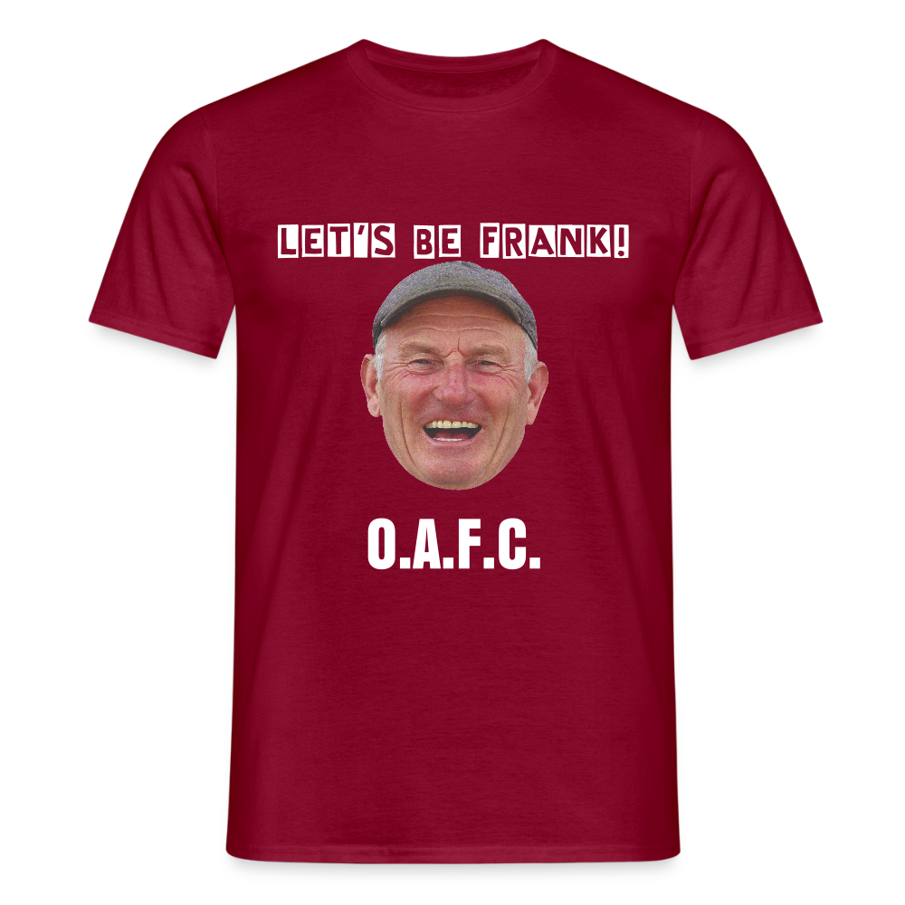Men's T-Shirt Lets be Frank OAFC - brick red