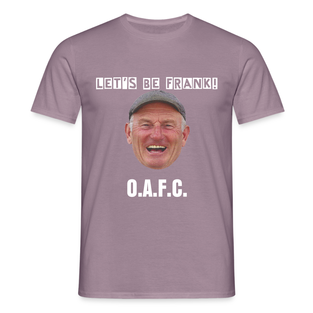 Men's T-Shirt Lets be Frank OAFC - purple-grey