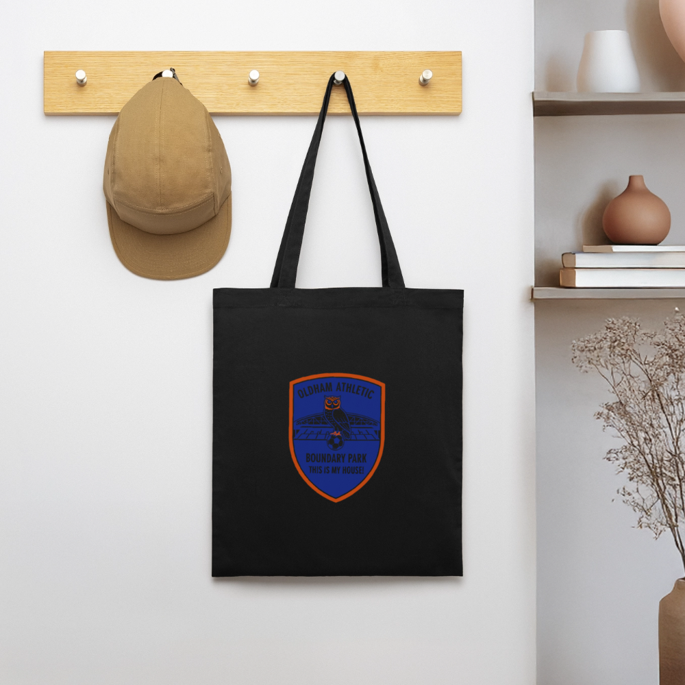 Stanley/Stella Organic Tote Bag Oldham Athletic - black
