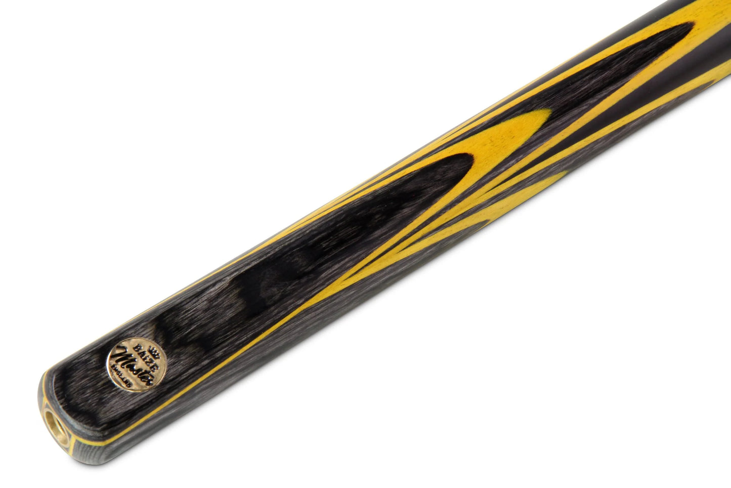 G14 Baize Master Gold Series 58 Inch ELECTRIC EMPEROR Hand Made ¾ Jointed Professional Ebony Snooker Cue with 9.5mm Tip (Various Colours))