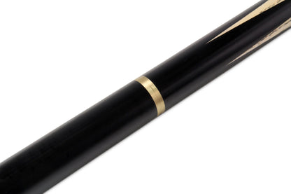 G14 Baize Master Gold Series 58 Inch ELECTRIC EMPEROR Hand Made ¾ Jointed Professional Ebony Snooker Cue with 9.5mm Tip (Various Colours))