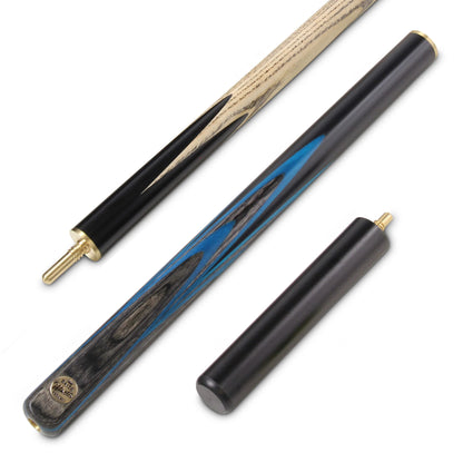 G14 Baize Master Gold Series 58 Inch ELECTRIC EMPEROR Hand Made ¾ Jointed Professional Ebony Snooker Cue with 9.5mm Tip (Various Colours))