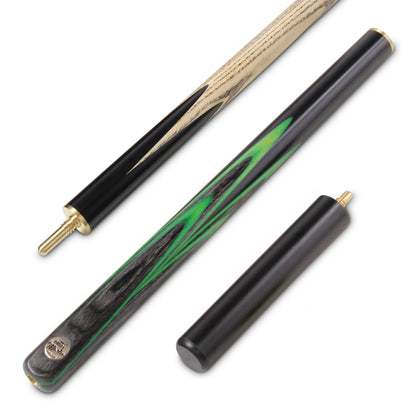 G14 Baize Master Gold Series 58 Inch ELECTRIC EMPEROR Hand Made ¾ Jointed Professional Ebony Snooker Cue with 9.5mm Tip (Various Colours))