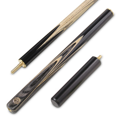 G14 Baize Master Gold Series 58 Inch ELECTRIC EMPEROR Hand Made ¾ Jointed Professional Ebony Snooker Cue with 9.5mm Tip (Various Colours))