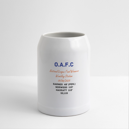 Beer Mug OAFC National League Final - white