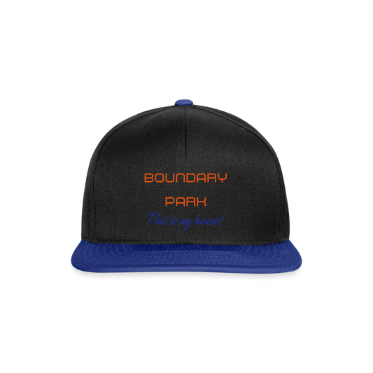 Snapback Cap Boundary Park - black/bright royal