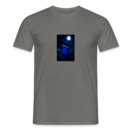 Men's T-Shirt Boundary Park owl stadium - graphite grey