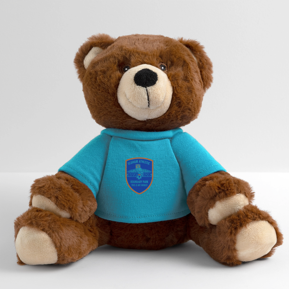 MiniFeet® RecycelBär® Teddy Bear Brown Oldham Athletic - atoll blue