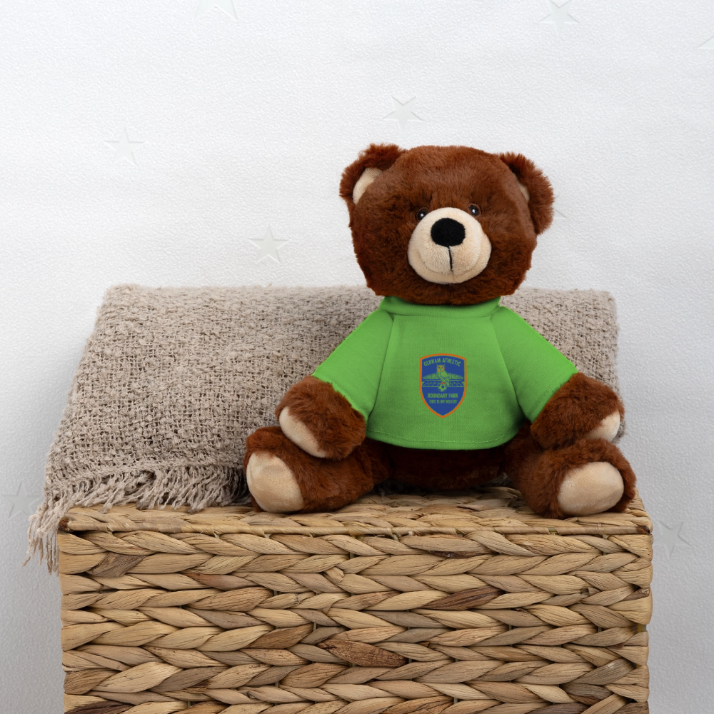 MiniFeet® RecycelBär® Teddy Bear Brown Oldham Athletic - light green