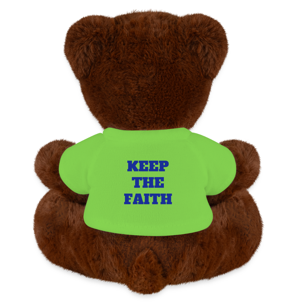 MiniFeet® RecycelBär® Teddy Bear Brown Oldham Athletic - light green