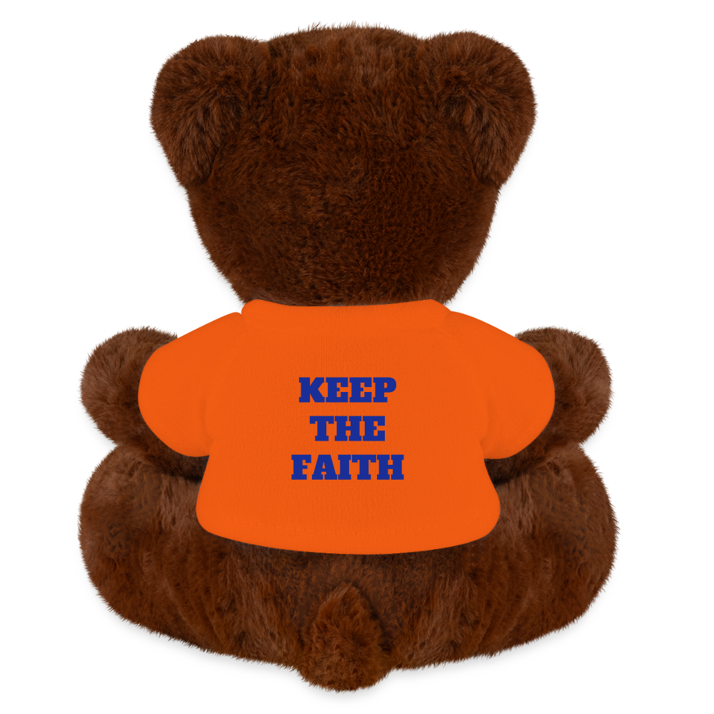 MiniFeet® RecycelBär® Teddy Bear Brown Oldham Athletic - golden orange
