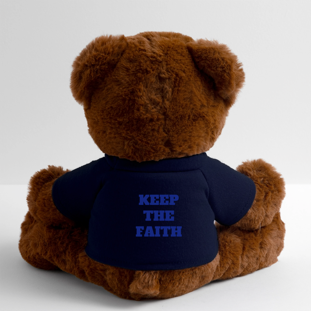 MiniFeet® RecycelBär® Teddy Bear Brown Oldham Athletic - french navy