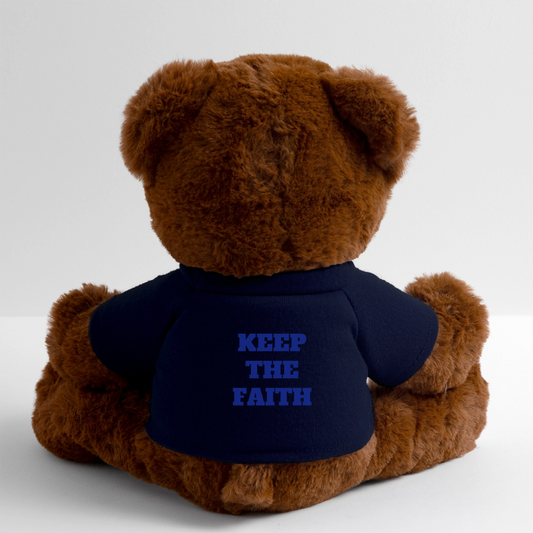 MiniFeet® RecycelBär® Teddy Bear Brown Oldham Athletic - french navy
