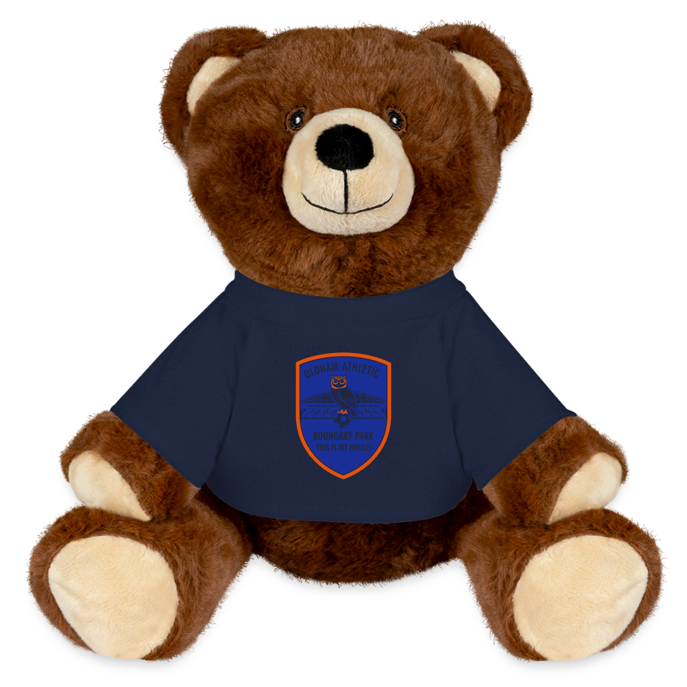 MiniFeet® RecycelBär® Teddy Bear Brown Oldham Athletic - french navy
