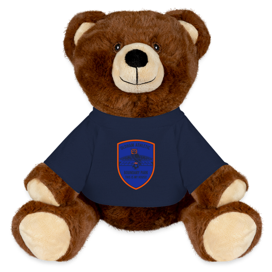 MiniFeet® RecycelBär® Teddy Bear Brown Oldham Athletic - french navy