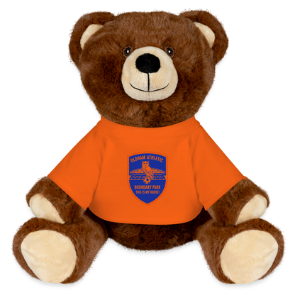 MiniFeet® RecycelBär® Teddy Bear Brown Oldham Athletic - golden orange