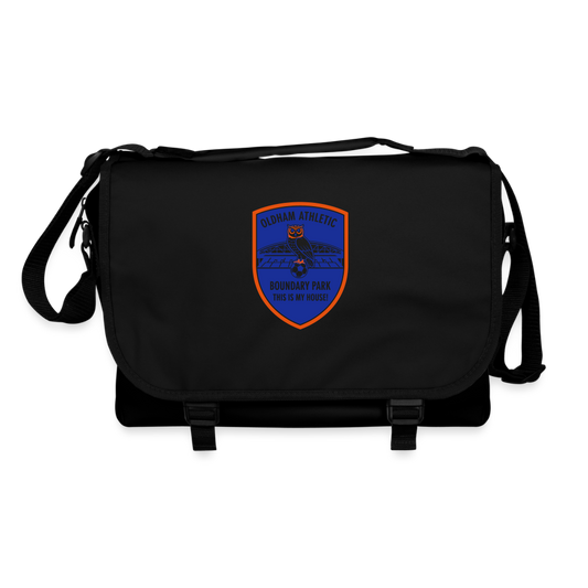 Shoulder Bag-oldham athletic 130 years - black/black