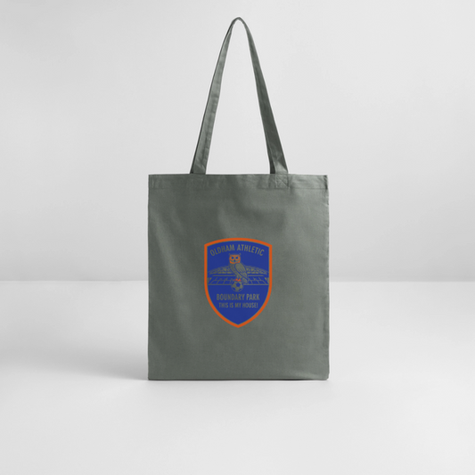 Stanley/Stella Organic Tote Bag Oldham Athletic - anthracite