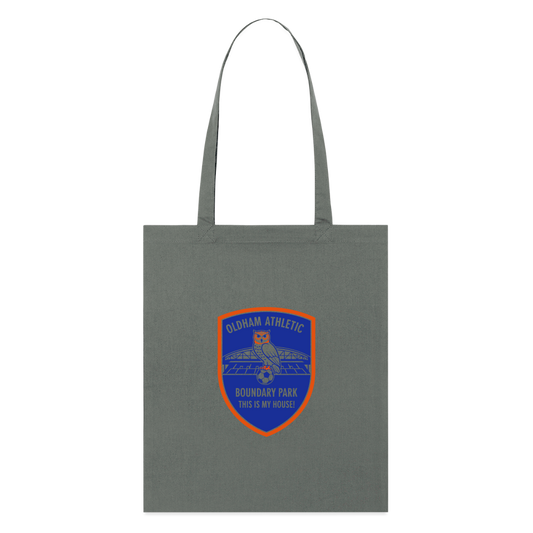 Stanley/Stella Organic Tote Bag Oldham Athletic - anthracite