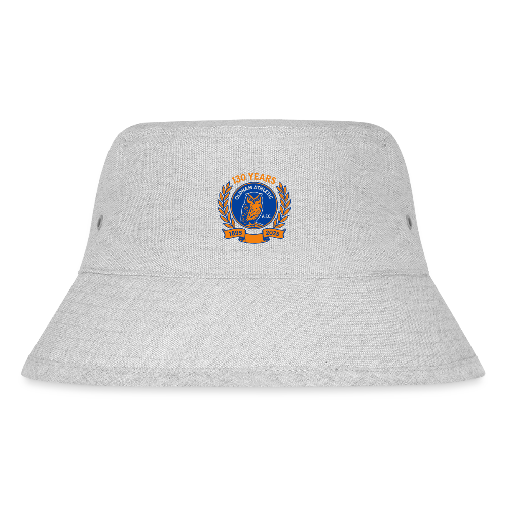Stanley/Stella Recycled Bucket Hat Oldham Athletic single print - heather grey